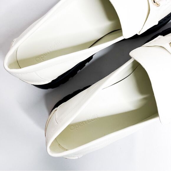🍋 Open Edit • NEW Women’s Square Toe Chunky Platform Slip On Loafers Size 10 - Picture 7 of 10